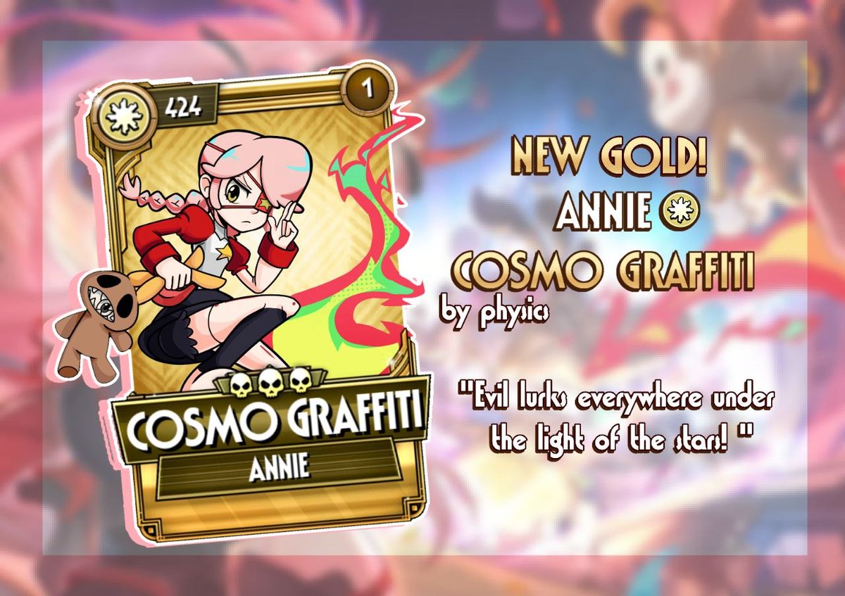 phyyyysics's tweet photo. A small selection of my fancards that I did not post here

Beowulf - Reigen Arataka (mob psycho 100)
Aeon - Black Swan (Honkai star rail)
Annie - Rappa (Honkai star rail

#skullgirls https://t.co/5i96dNy8yM