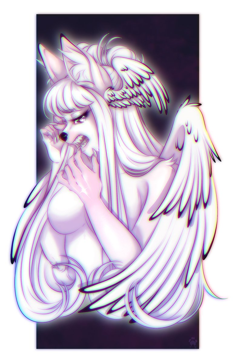 pawkukkake's tweet photo. I SAID I WILL MAKE THINGS VERY EMO LOL 

art © me
Sona ©wuggles https://t.co/LfQUm6DrkT