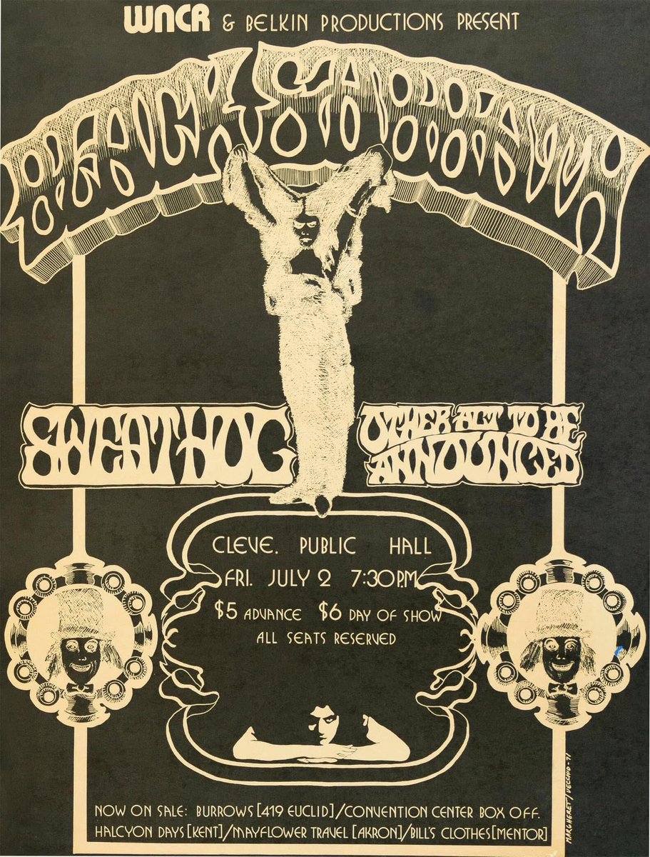 BlackSabbath's tweet photo. July 2, 1971
Cleveland Public Hall
Cleveland, Ohio https://t.co/Xu98n75F2u
