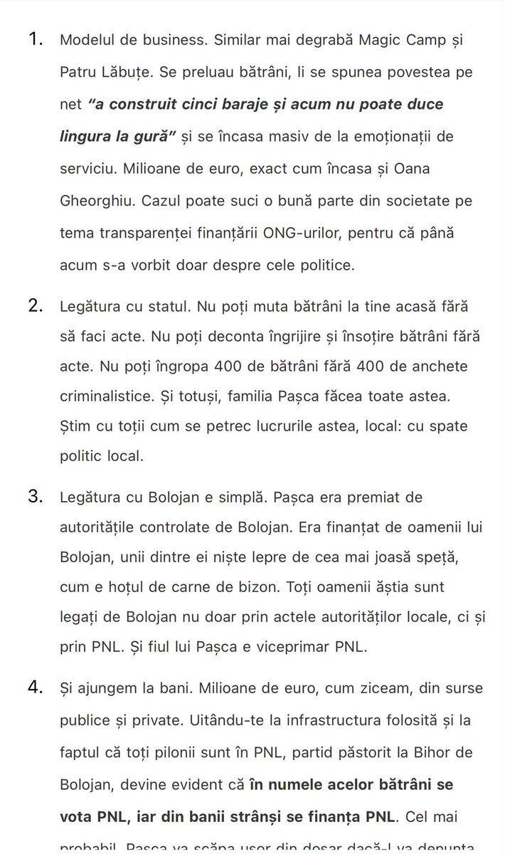 Cobra_196's tweet photo. Deci bănuții sechestrați de la bătrânii în imposibilitatea de a se apăra, posibil să se fi dus și către PNL în diferite forme: donații pentru campanii, presa locală, cotizații consistente către PNL Bihor. Adică a lu’ sfântul Bolojan. 
Bogdan Stoica explica mai jos https://t.co/EaNq06YilZ