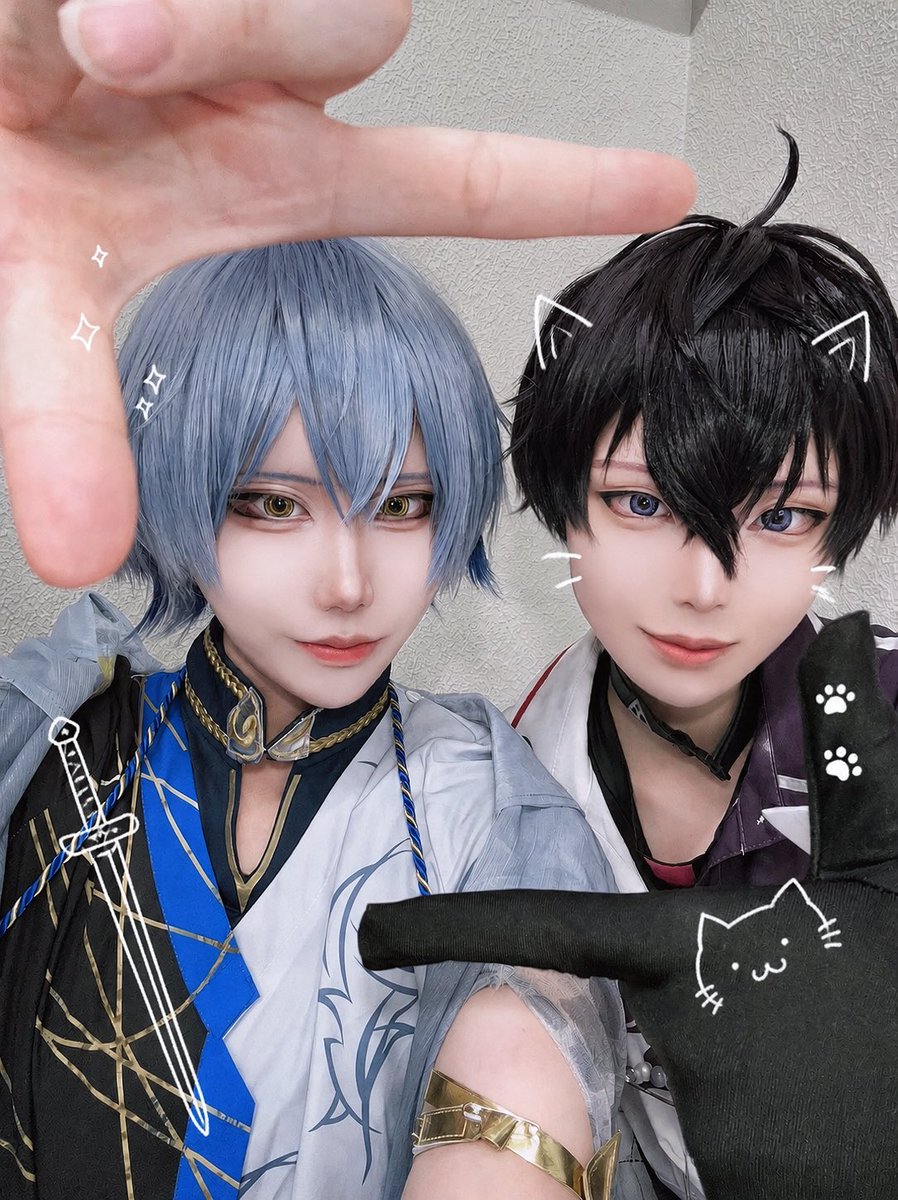 chamsuzu's tweet photo. cos 👻🔪 🤝 https://t.co/LAftnZkmCy