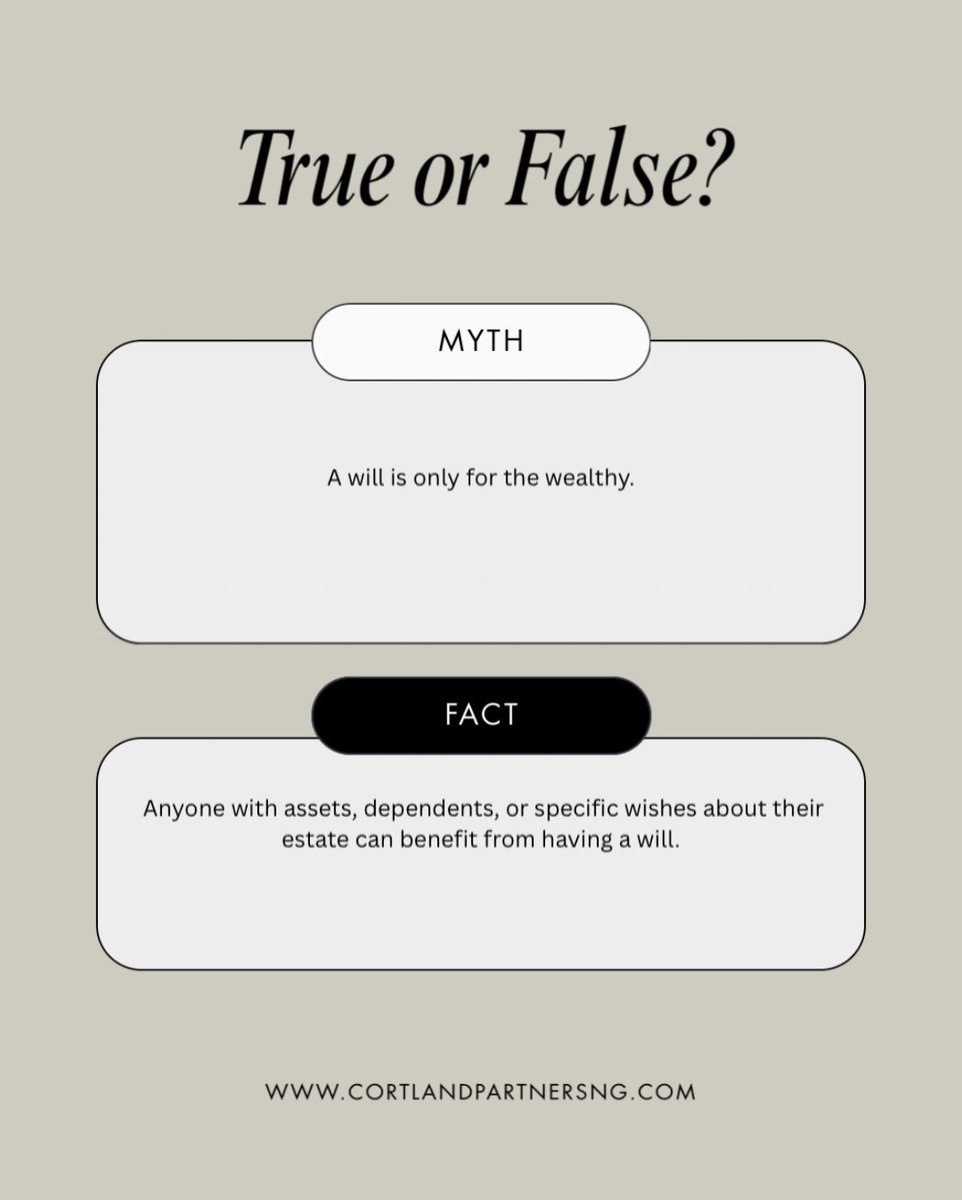 CortlandLP's tweet photo. When it pertains to the practice of law, misconceptions can be costly.
Here are a few frequent myths that need to be cleared up: https://t.co/I6szlADufe
