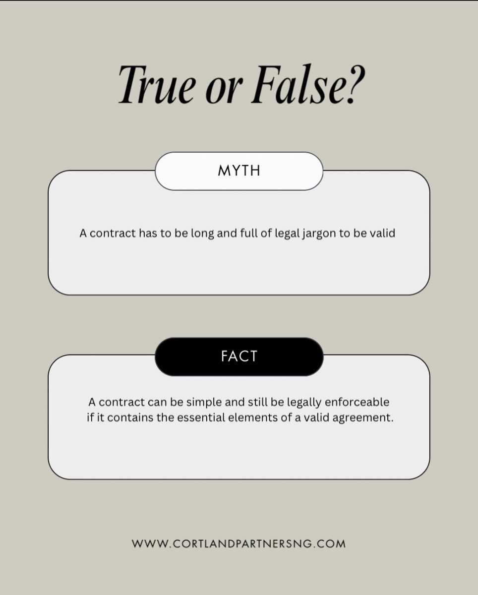 CortlandLP's tweet photo. When it pertains to the practice of law, misconceptions can be costly.
Here are a few frequent myths that need to be cleared up: https://t.co/I6szlADufe