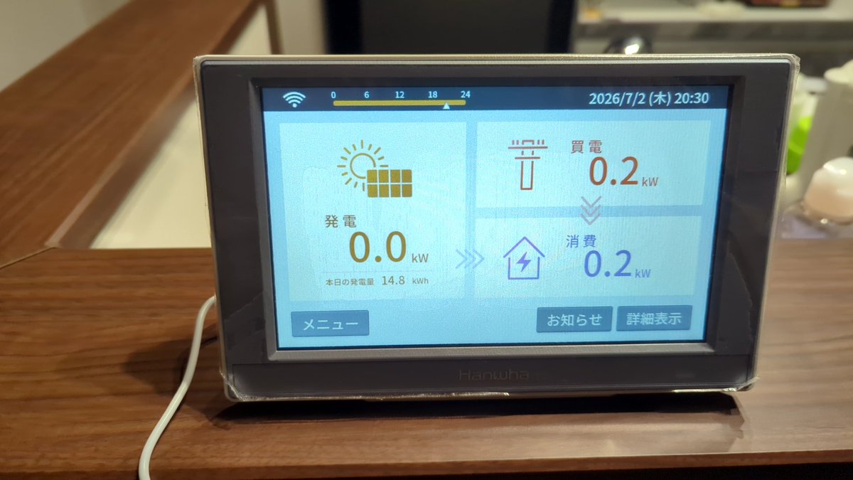 digno3614's tweet photo. 遂に太陽光発電が
新居で始まった＼⁠(⁠°⁠o⁠°⁠)⁠／ https://t.co/jZemxlYE5G
