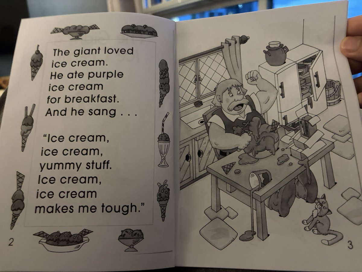 Backspace_EX's tweet photo. My youngest son shows me this from sch…. I guess more 🍦from now on? https://t.co/eLSTKy3dKv