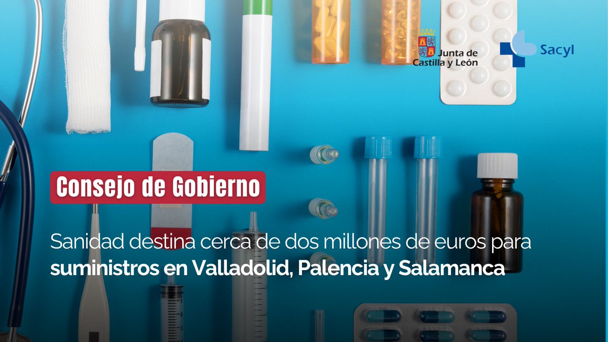 Salud_JCYL's tweet photo. 🔔 Nuevo #ConsejoDeGobierno

Consulta los puntos más destacados en materia de #Sanidad: https://t.co/k8iWkRrPCz 

#Sacyl #CastillaYLeón #Actualidad https://t.co/gHVd3K9K22