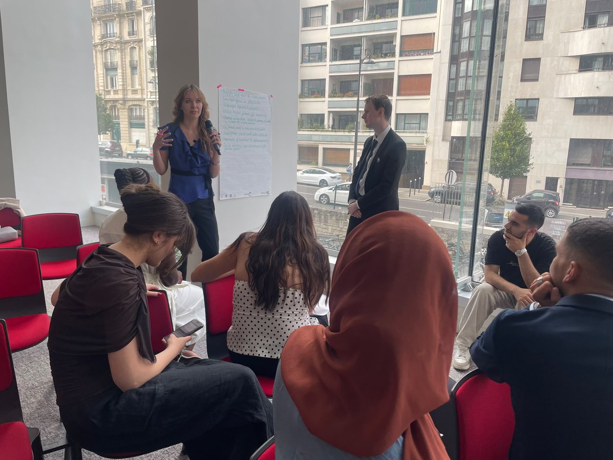 CoE_RuleofLaw's tweet photo. Young advocates are key to the abolition of death penalty.
At #9WC, members of the @coe young ambassadors against the Death Penalty are fully associated and their network meet to exchange experiences, strengthen cooperation and advance the global movement for abolition. https://t.co/PwrLuTtles