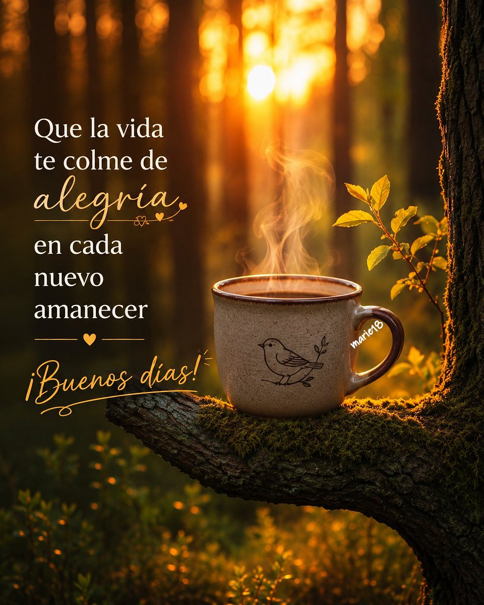 marie18081's tweet photo. ¡Buenos días!😘🫶🏼☕☀️ https://t.co/2Zd7gUt9C1