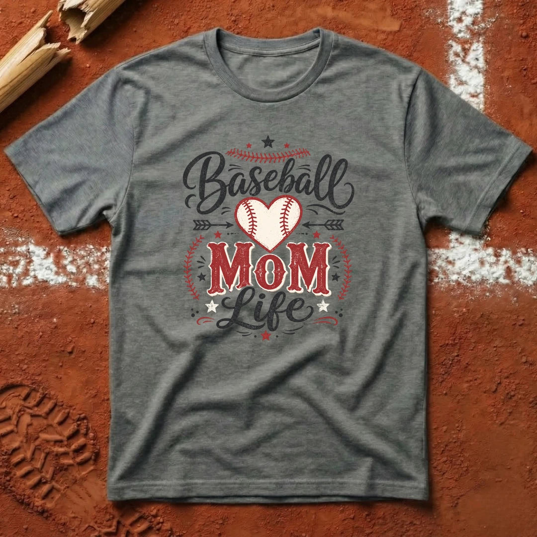 firevfd's tweet photo. Rocking the Baseball Mom Heart T-Shirt — my cheering volume is now officially branded. Perfect for third-base pep talks, snack negotiations, and pretending I know the difference between a slider and a pizza slice. ❤️⚾ #Baseball #SportsMom https://t.co/2SF5ViRn4K https://t.co/jSCGfn4HB2