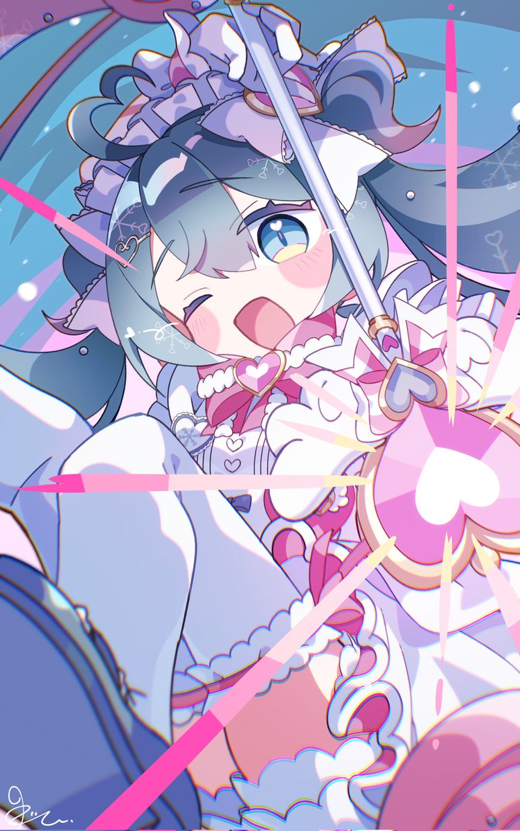 kusunokimizuha's tweet photo. ❄🩷💕
#雪ミク2027 https://t.co/0mbba3kCBi