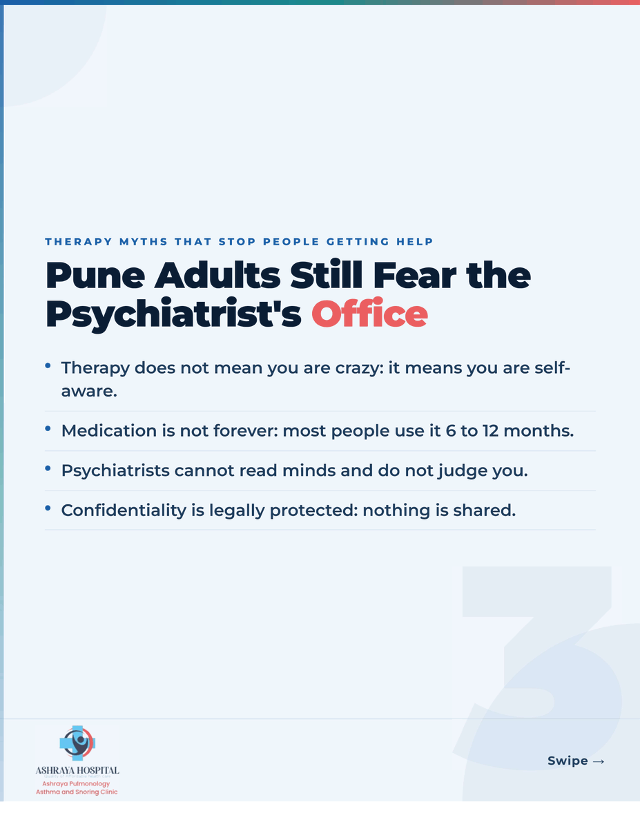 Ashraya_Pune's tweet photo. Anxiety, burnout, depression, and sleep issues are not weaknesses—they’re health concerns that deserve care.

Seeking help is a sign of strength.

📍 Dr. Vibha Bhide | Ashraya Hospital, Wakad
#MentalHealthAwareness #MentalWellness https://t.co/kSM0YJZ36E