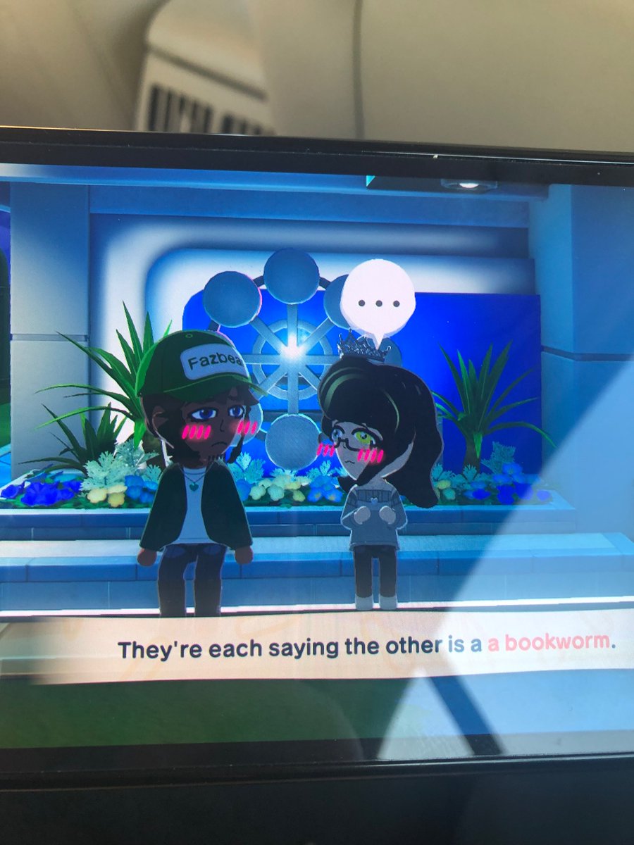 BlakeKitty_Mist's tweet photo. This was last night but when I was checking on my main island. I caught them on a date! How cute! #tomodachilife #tomodachilifelivingthedream #arnold #fnaf #fnafsotm #sotm #fivenightsatfreddys #secretofthemimic https://t.co/kpXLlIDpBF