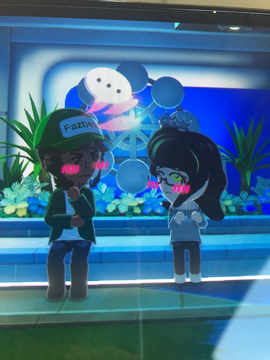 BlakeKitty_Mist's tweet photo. This was last night but when I was checking on my main island. I caught them on a date! How cute! #tomodachilife #tomodachilifelivingthedream #arnold #fnaf #fnafsotm #sotm #fivenightsatfreddys #secretofthemimic https://t.co/kpXLlIDpBF