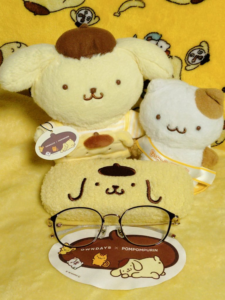sumikkoupenchan's tweet photo. オンデーズさんのプリンくんメガネ第2弾、今日届きました✨👓
絶妙なお色のフレームで肌なじみも良く、久しぶりにしっくりくるメガネに出会えて本当に嬉しい😭
早速プリンくんも試してくれました、私よりも似合ってます🤭💮💮💮
大事に使っていこう〜🙏✨

#OWNDAYS
#ポムポムプリン
#ポムバサダー https://t.co/QEjYOuCIkJ
