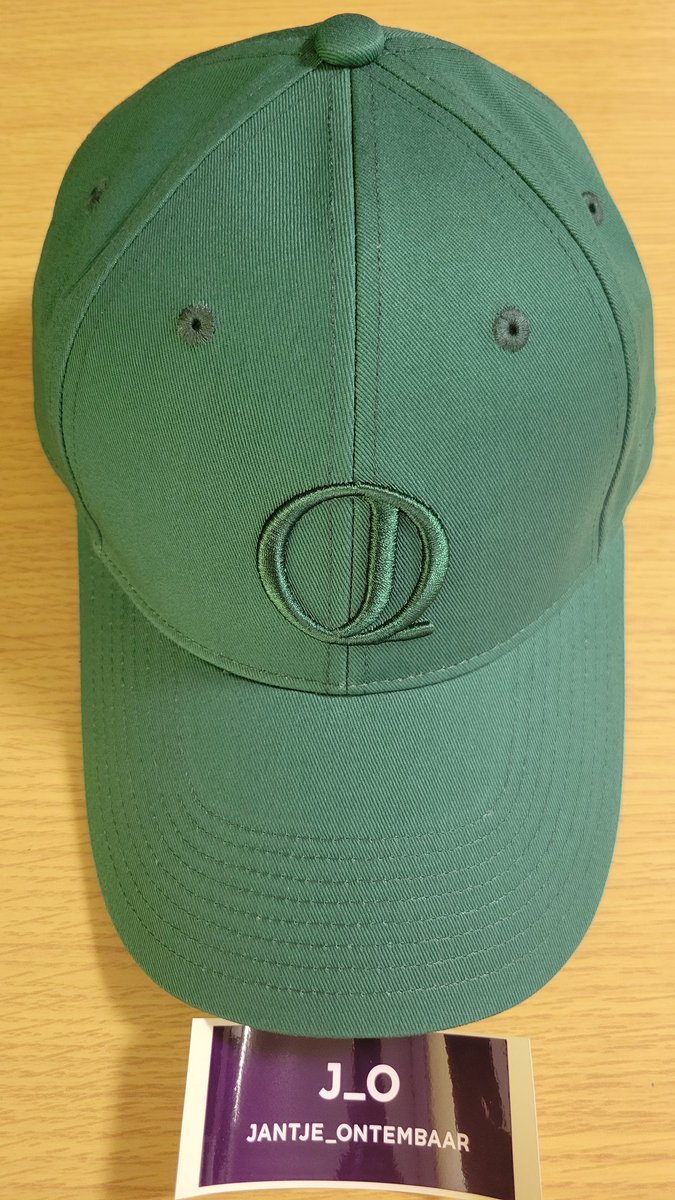 JANTJE_ONTEMBAAR ヤンチェオンテンバール　キャップ 昨日夜大阪から帰ってきたらヤンチェからキャップ届いてた🧢💚会報も