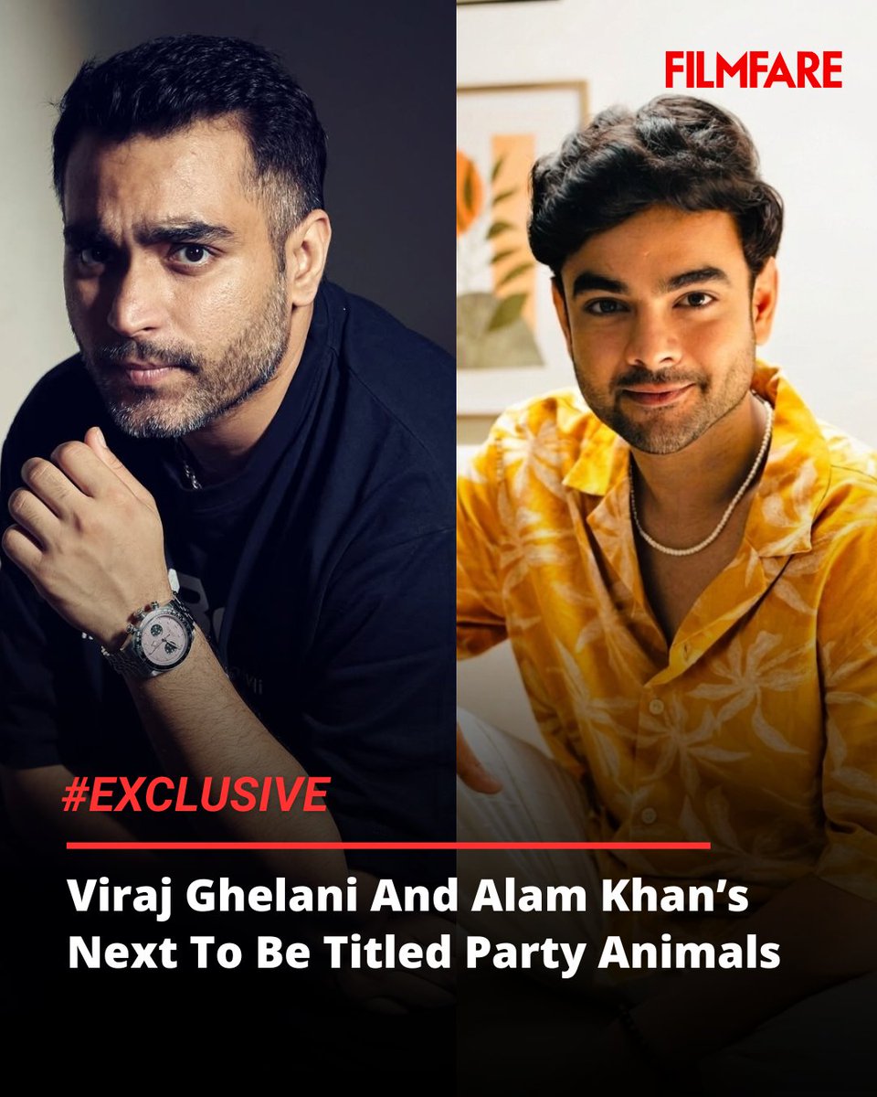 filmfare's tweet photo. #AlamKhan and #VirajGhelani have teamed up for an exciting new project to watch out for. 

Talking about the title of the project our source revealed, "The film has been titled Party Animals. Alam Khan has a leading role in the project after creating a mark with his performance in Saiyaara."

The upcoming entertainer, which is currently in production, promises a youthful, high-energy narrative blended well with comedy, friendship and plenty of unexpected twists. 

Read more: https://t.co/WBHNrH5BkM

#FilmfareExclusive
