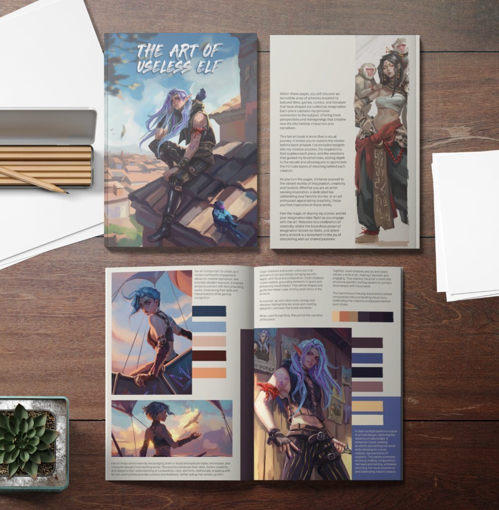 Useless_Elf's tweet photo. ☀️ The Summer Shop is open until early August! 💛

✨ My artbook is currently on sale! ✨

You’ll also find adorable charms, beautiful lamps, dice, and of course... lots and lots of posters!

https://t.co/lp200ept8h https://t.co/PwLGFlVlTF