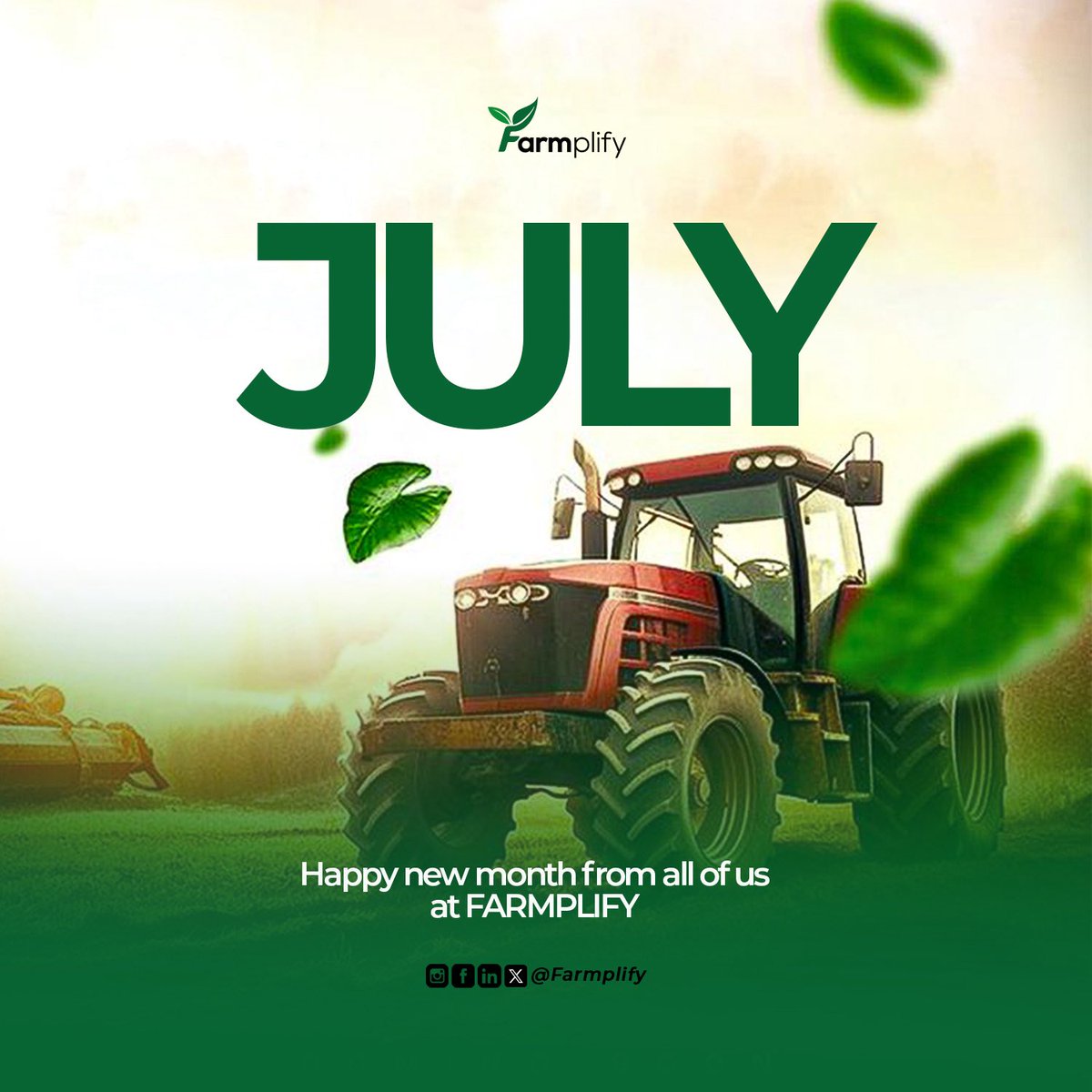 Farmplifyng's tweet photo. Hello July. https://t.co/ch0cwUWnZc