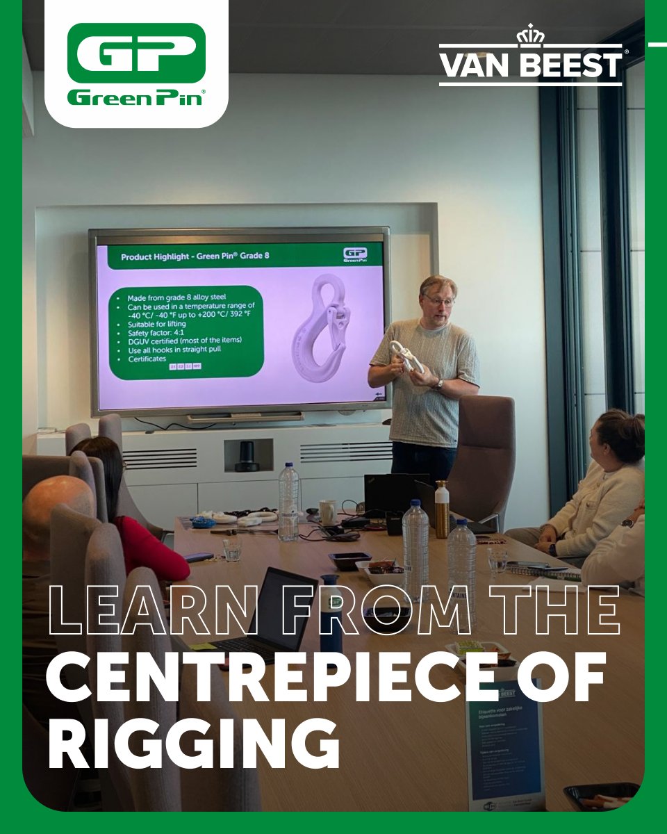 VanBeestBV's tweet photo. 𝗟𝗲𝗮𝗿𝗻 𝗳𝗿𝗼𝗺 𝘁𝗵𝗲 𝗰𝗲𝗻𝘁𝗿𝗲𝗽𝗶𝗲𝗰𝗲 𝗼𝗳 𝗿𝗶𝗴𝗴𝗶𝗻𝗴

Knowledge is as important as the equipment itself. Discover webinars, e-learnings and training at Green Pin® Academy.

🔗 https://t.co/k4vSodvL75

#greenpin #rigging #lifting #academy #safety https://t.co/yQE3v6C2yq