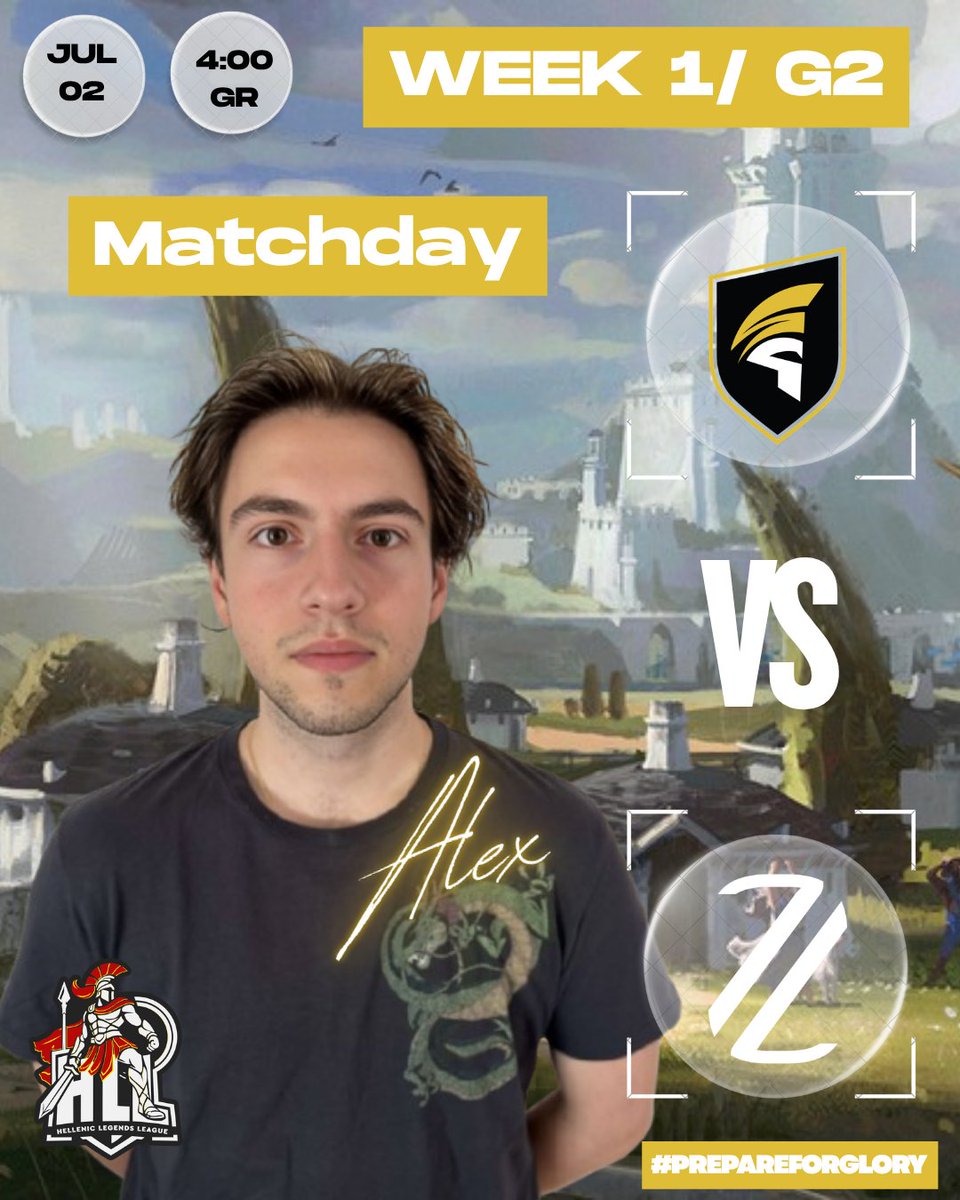 SpartansEu's tweet photo. Back in action for the HLL!
โ๏ธMatchday 2
๐๏ธ02/07/26
๐@ZerolagEsports
๐@helleniclegends HLL Summer Split
๐16:00 EEST (15:00 CET)
๐๏ธhttps://t.co/sKPuQASsvw, https://t.co/8QK6N7l4wE (Co-stream)
Lineup:
@Libra1v1 - @xeonerr - @Alex3_lol - @sm_smlol - @Lagas_lol
#PrepareForGlory https://t.co/yZ4uvX4Etj