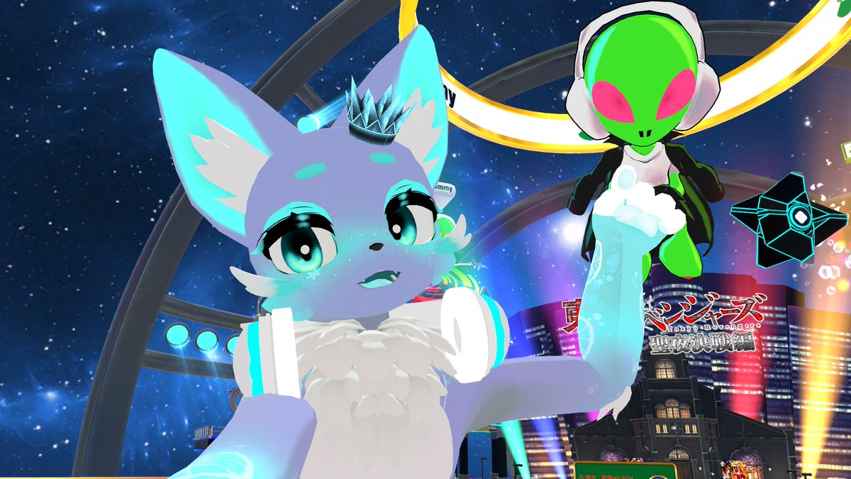 IceSouless's tweet photo. Went world hopping with the VKET group @enVket . It was fun 
#vrchat #Vket #VketPhoto #furry https://t.co/Zgb5FQwCfj