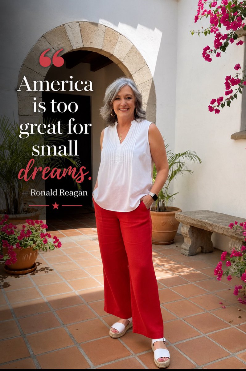 p_chellie's tweet photo. “America is too great for small dreams.” — Ronald Reagan 🇺🇸

A new quarter is the perfect time to ask yourself:

Are your goals exciting…or just comfortable?

Don’t let big ideas intimidate you. They’re supposed to stretch you.

Dream bigger. Start today. #Leadership #America250 #DreamBig