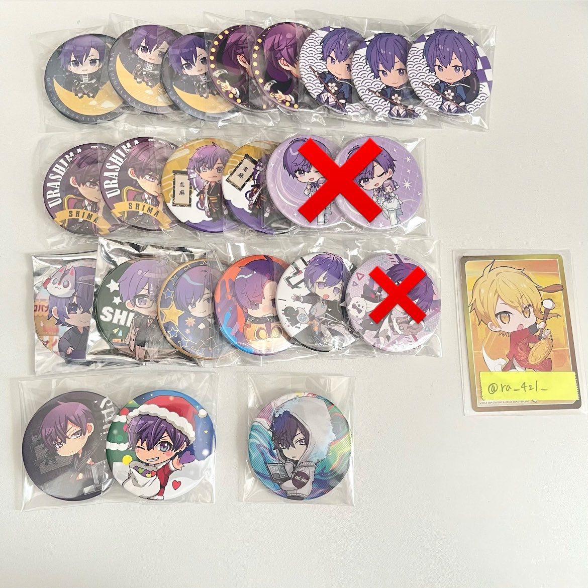 ra_421_'s tweet photo. 【買取 / 交換】

譲→ 画像(ツリーに続きます)
求→ 現金orリトリン(友人分含む)

✧ bio必読
✧ 該当画像のALTご確認ください。
✧ 現場/都内手渡し>>郵送

 #浦島坂田船缶バッジ  #浦島坂田船グッズ  #浦島坂田船缶バッジ買取  #浦島坂田船グッズ交換  #浦島坂田船缶バッジ交換 https://t.co/r0OtK7Qvaf