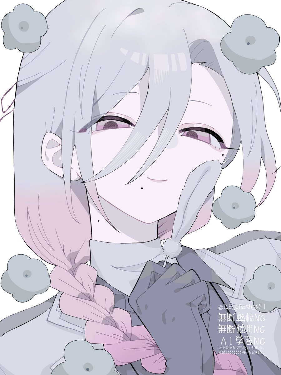 ICE_CREAM_0511's tweet photo. # 自創作の白衣キャラ紹介しませんか
サクラ所長です！
ひとじゃないの星 という創作で、研究所の所長をしています
性別不詳、年齢不詳で、愛したひと(2枚目の花と羽の持ち主)が既に亡くなっている未亡人です https://t.co/89s5Zbc3Bi