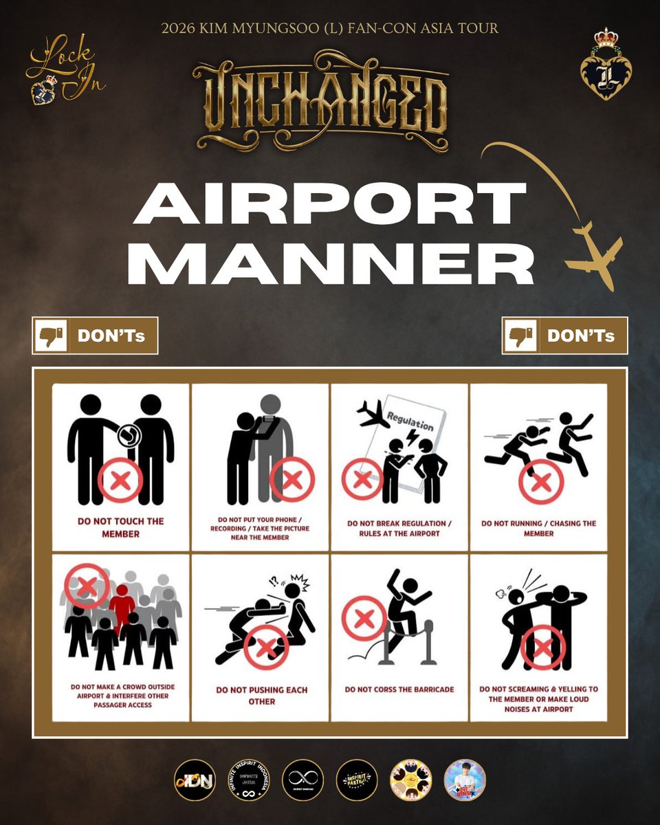 INSPIRITIDNCOMP's tweet photo. ✈️ Let’s welcome Kim Myungsoo with respect and kindness.

A warm welcome starts with good airport manners. Please respect his personal space, follow the airport regulations, and avoid any actions that may cause discomfort.

Let’s show him the best side of Indonesian fans. 🖤 https://t.co/OU548RXnVW