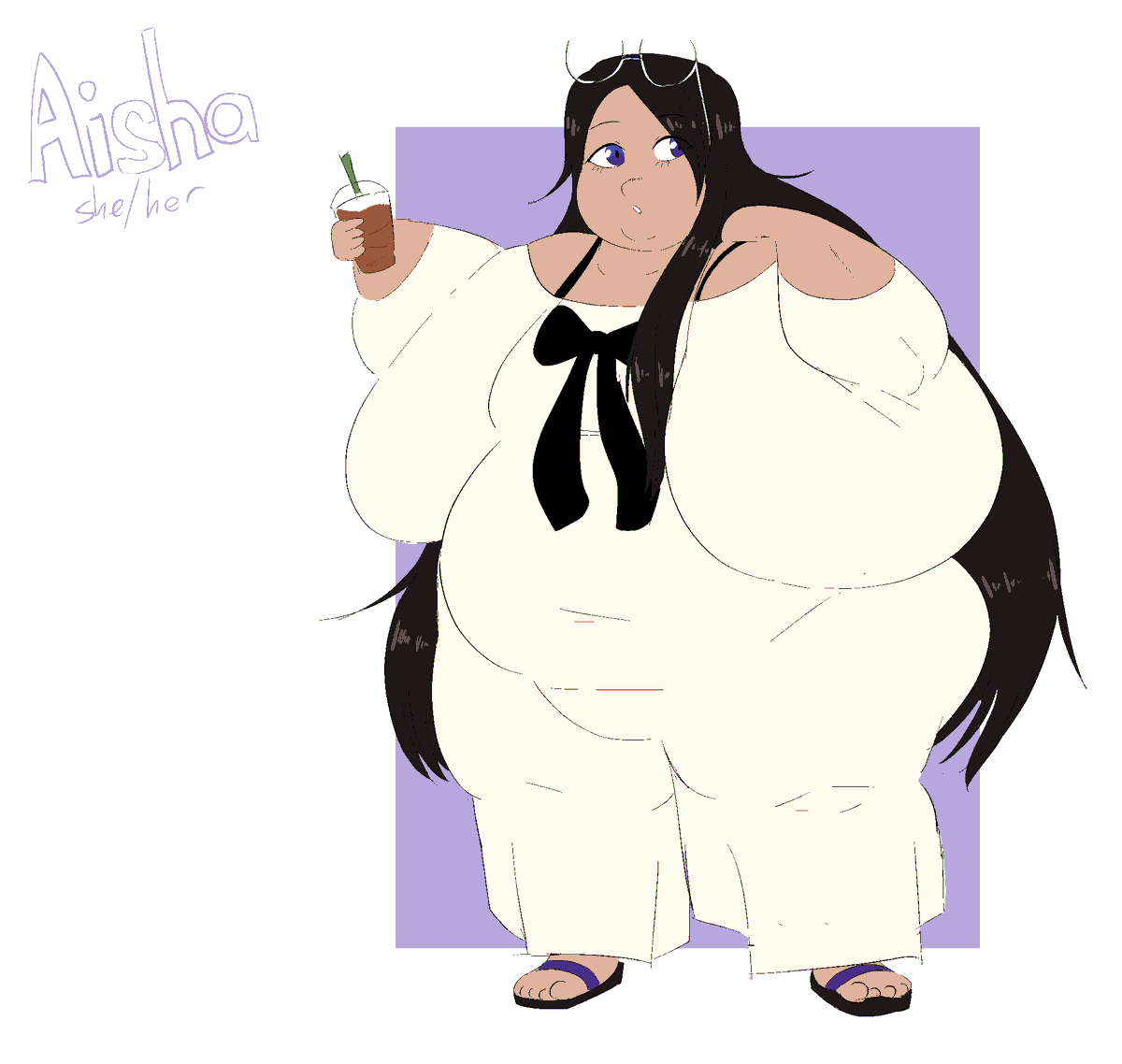squeezy_squish's tweet photo. NEW OC POPPING UP!
Her name is Aisha and she's a fashionable yet nerdy and bashful aspiring hairstylist! With big soft doughy arms!
She hangs out in bookstores and libraries a lot because they're quiet and she can do some reading! https://t.co/YRh541lgEW