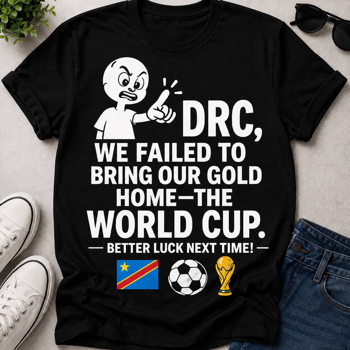 abdulamdoe's tweet photo. DRC, we couldn’t bring the gold home—the World Cup. Better luck next time! 🇨🇩⚽🏆 https://t.co/fclFLg14yg