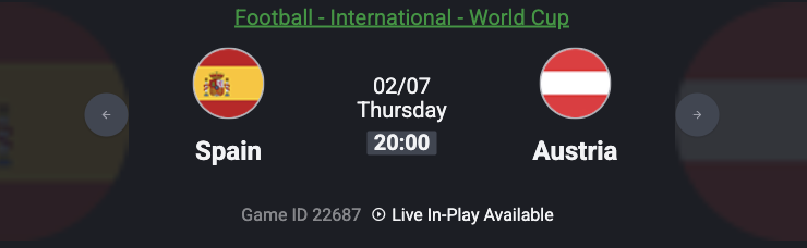 SportyLuke7's tweet photo. Drop your 1st Goal time predictions below for 🇪🇸 vs 🇦🇹

Only comments on this post will qualify!

#FirstGoalMadness #SportyCommunity https://t.co/IKhLpX7b0P