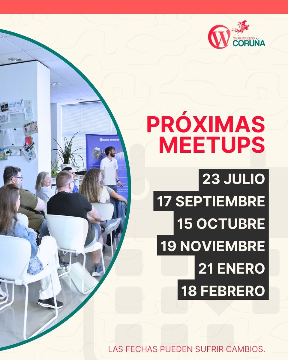 WordPress Coruña tweet media