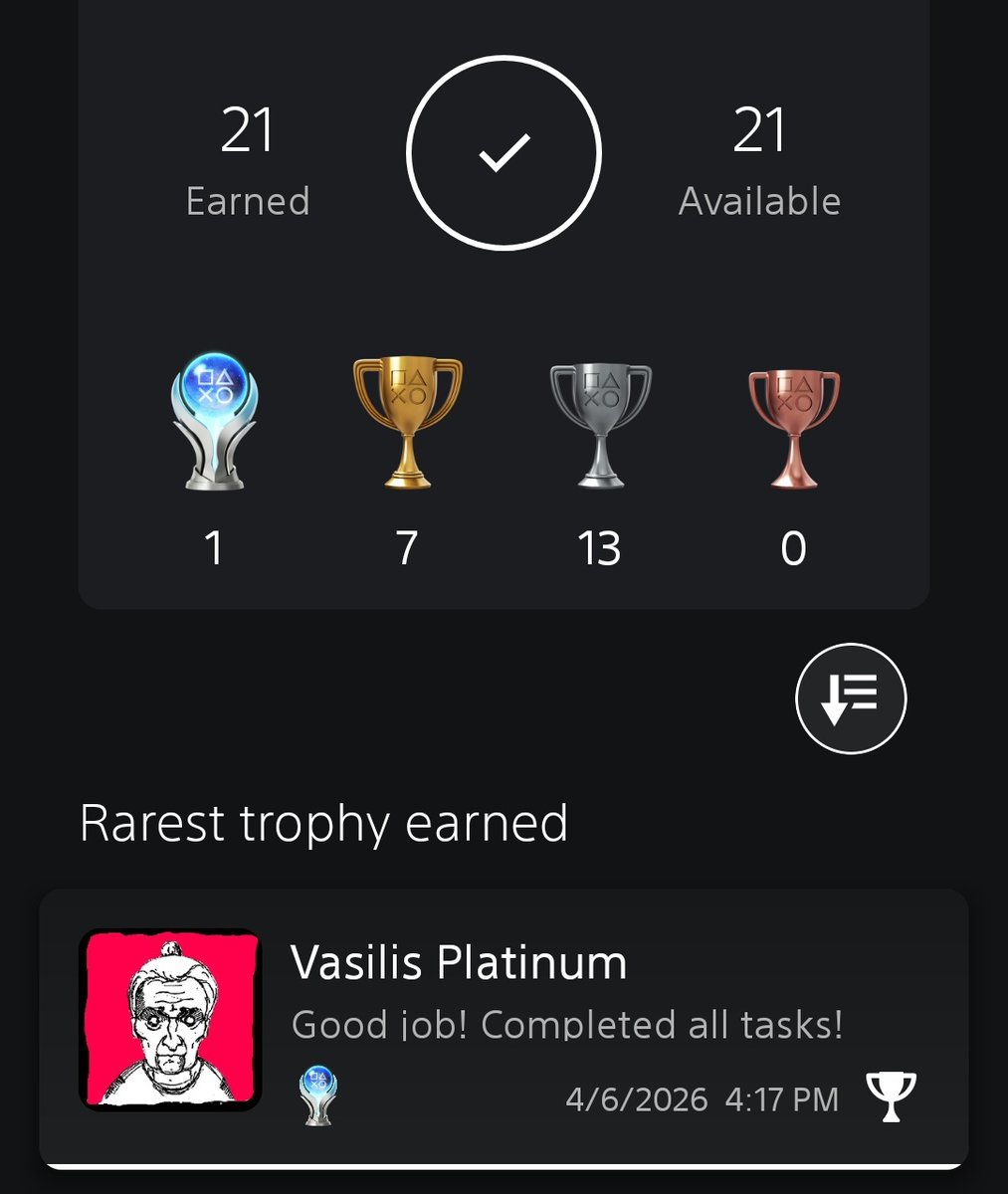 Guttersnipe140's tweet photo. Platinum #358 Vasilis (Vita)
Interesting little game, very artsy, abstract and thought provoking, runs a little poorly on Vita though
#GutterShare #TrophyHunter https://t.co/Qo6btlkpft