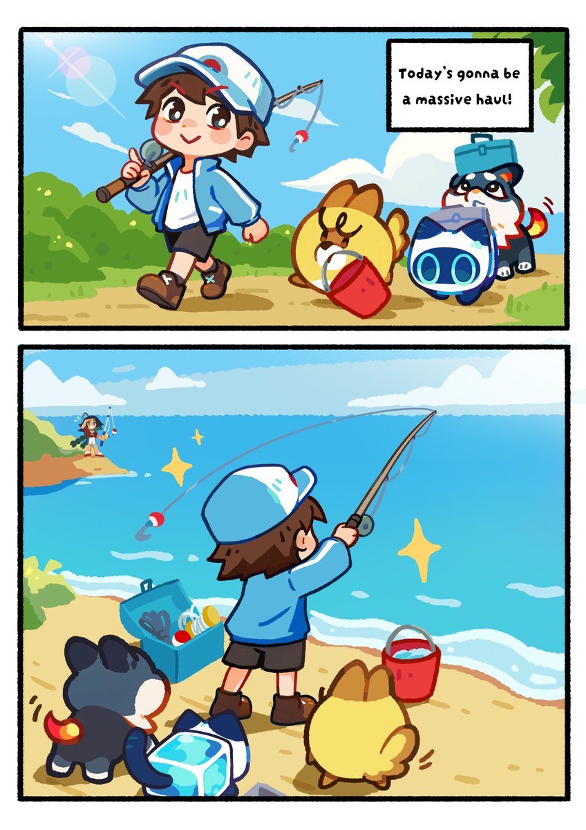 ClashOfCritters's tweet photo. The ultimate "Secret" to never failing a fishing trip... 🌊 #clashofcritters https://t.co/syaioCL89n