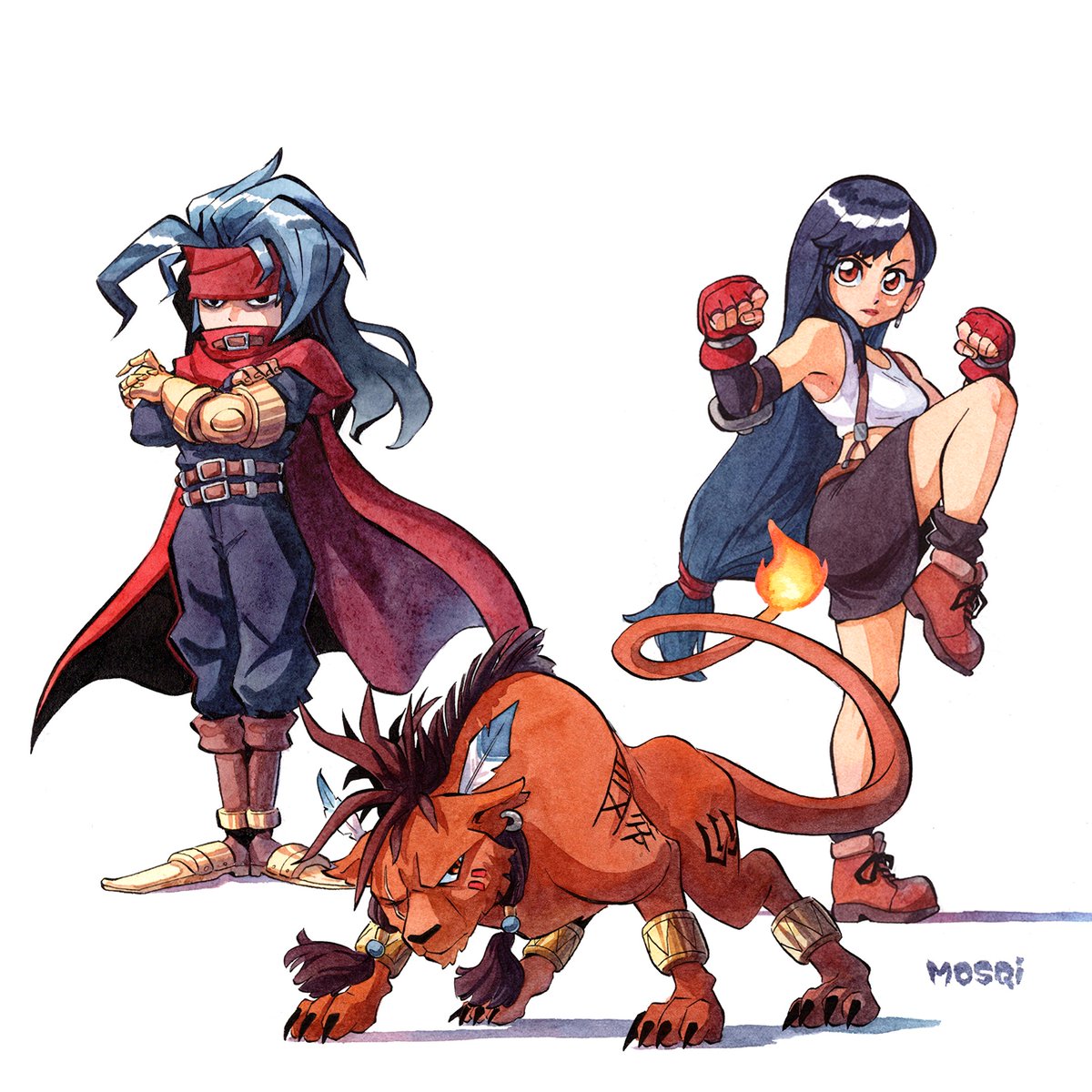 ArtShareHQ's tweet photo. 🎮 Illustration / FINAL FANTASY VII · "Chibi Avalanche"

— @Mosqi https://t.co/kf6sjAPyln