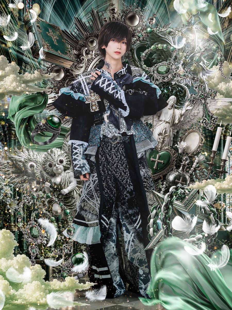 XPIA_info's tweet photo. 【アー写公開】

⟡.──────────── .⟡

はく(@haku_XPIA )

💚Color：Green

『永久の誓いを』

⟡.──────────── .⟡

#XPIA
#クロスピア https://t.co/OnYzsx2ODf