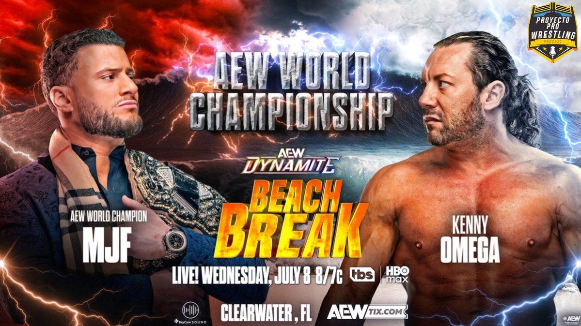 proyectopw's tweet photo. VA A SUCEDER DE NUEVO ☠️
Kenny Omega retara en AEW Beach Break a MJF por el AEW World Championship.
SI OMEGA PIERDE NO PODRÁ VOLVER A RETAR AL CAMPEONATO MUNDIAL POR EL RESTO DE SU CARRERA.
¿Que ocurrirá?

#AEW #MJF #KennyOmega https://t.co/P5l5QM8Dhp