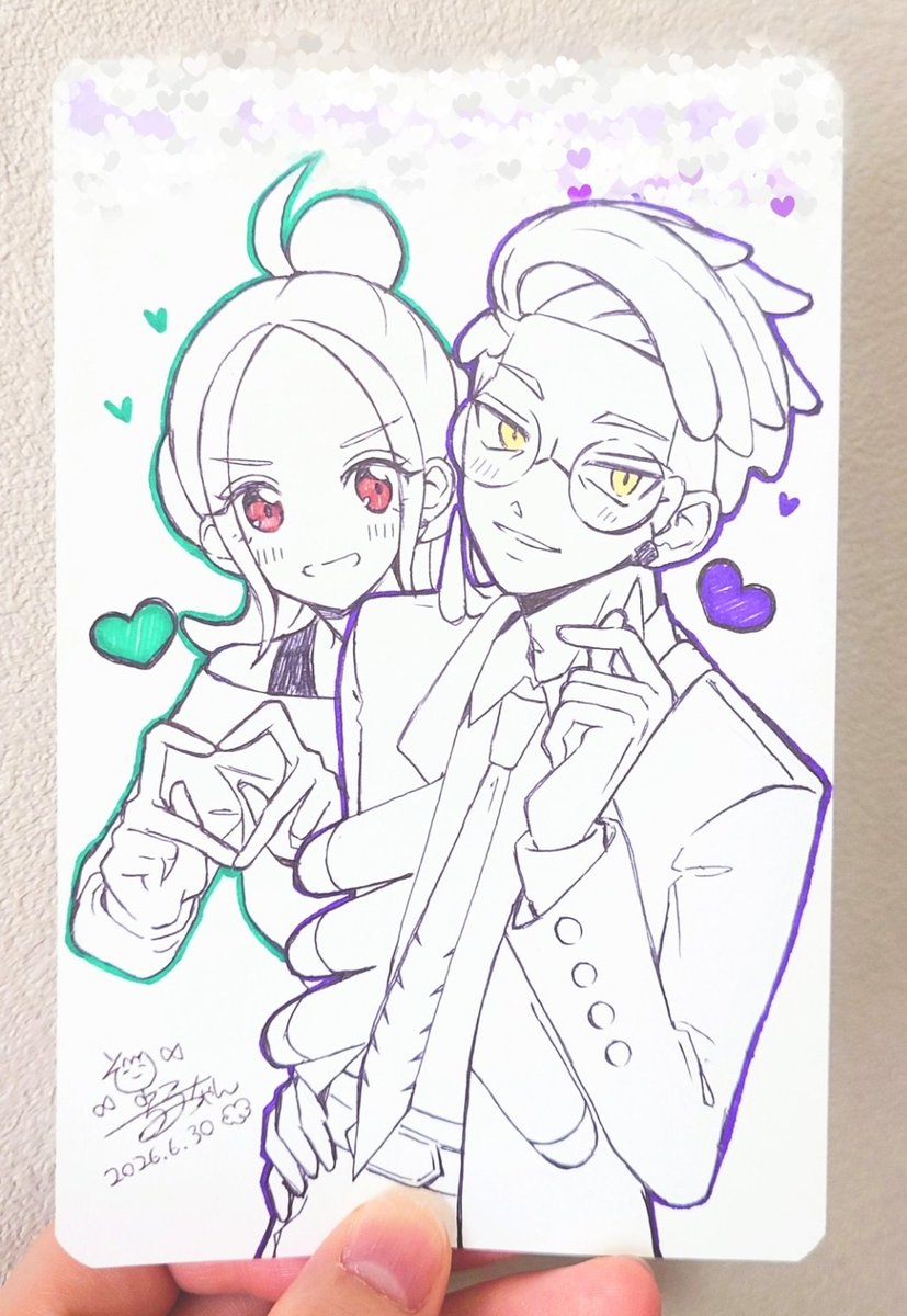 sorako_chen2's tweet photo. カラセイちゃん💜💚 https://t.co/U8zqPYlecm