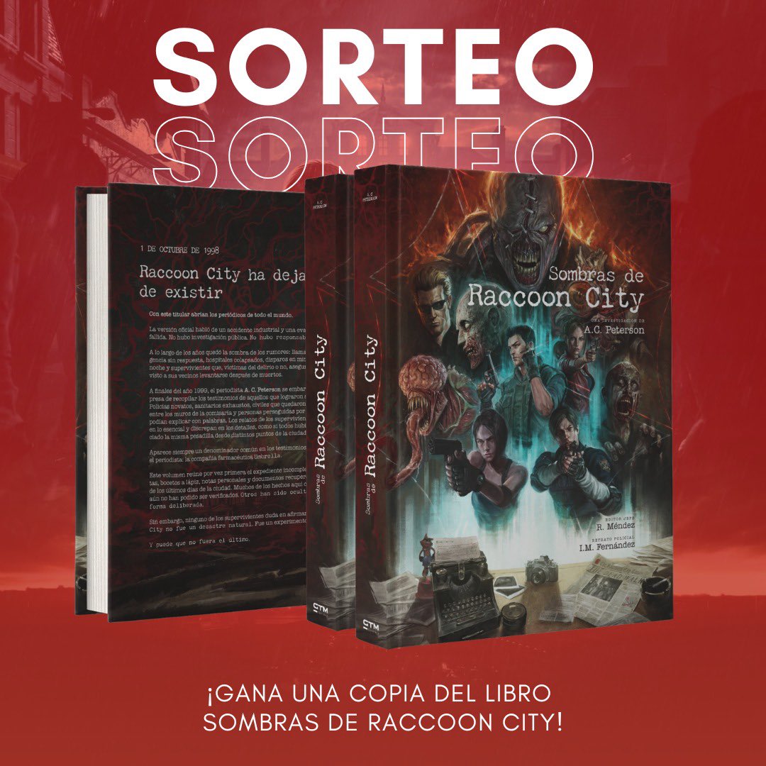 lovelyindies's tweet photo. 🧟‍♂️SORTEO🧟‍♂️

¡Gana una copia de Sombras de Raccoon City y descubre la verdad de los primeros Resident Evil!

1️⃣Haz RT
2️⃣Sigue a @gamestribune & @lovelyindies
3️⃣¡Menciona este tuit con #SombrasRaccoon y cuéntanos cuál es tu juego favorito de RE!

🗓️Fin 9/07/2026 - Válido para Península https://t.co/7glwWfSDGN