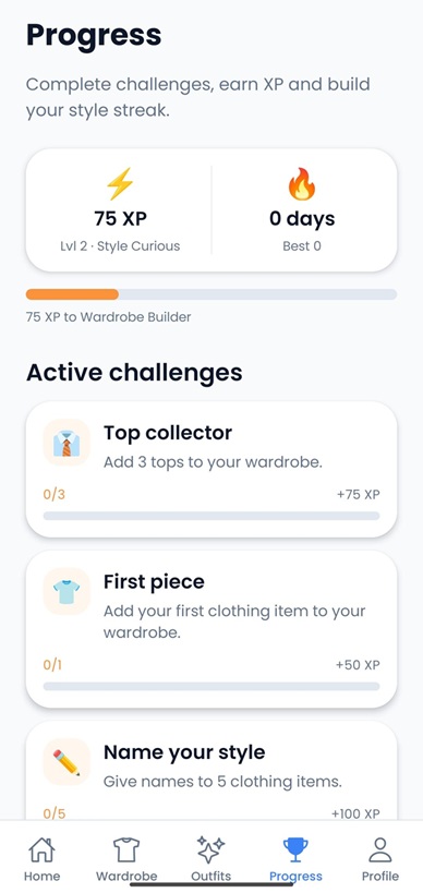ItsPsychoCoder's tweet photo. Working on new idea for few days. Just completed adding challenges feature, where user can complete challenges and level up. Can you guess the app idea? https://t.co/7Rxdb366RI