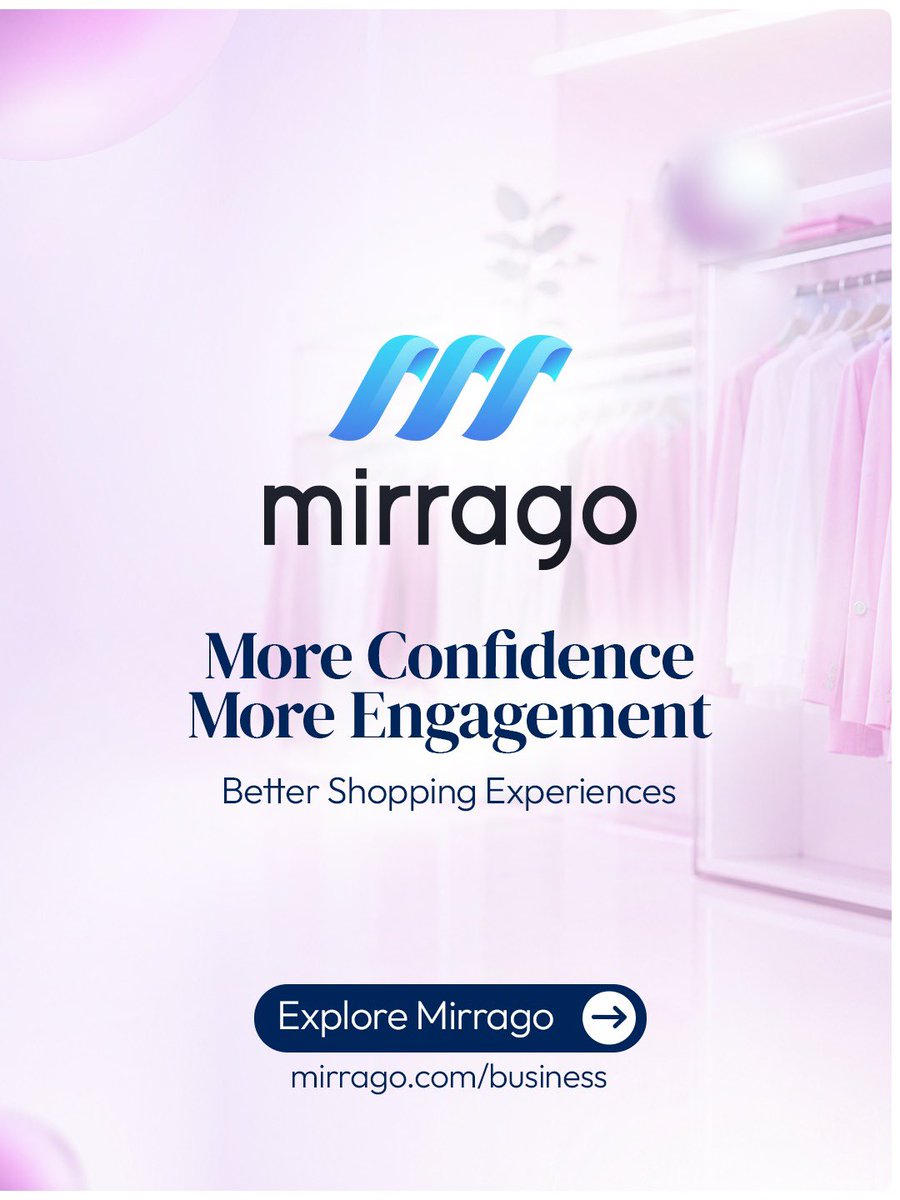 MirragoOfficial's tweet photo. Virtual try-on is no longer just about visualization.
The future is AI that helps people make better fashion decisions.
What do you think?
#FashionTech #VirtualTryOn #AI #Ecommerce #Mirrago https://t.co/oukE4EjpB1