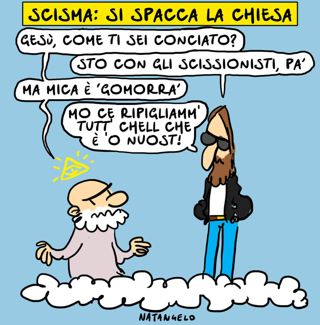 PinoCacucci1's tweet photo. Allora è scisma, socc'mel! https://t.co/IMhszNF8eY