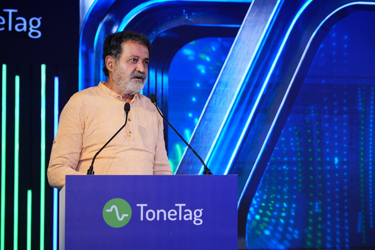 tonetag's tweet photo. Few people have watched India's technology story unfold as closely as Shri Mohandas Pai - as CFO, he played a pivotal role in scaling Infosys and today, through Aarin Capital, he continues to back the next wave of India's deep-tech innovation..

His presence at today's eKosha launch in Bengaluru wasn't just ceremonial - it was a marker. Because eKosha represents the kind of innovation Mr. Pai has spent decades championing: technology built in India, for India's scale, solving real problems at the grassroots.

It's a reminder that some of India's most meaningful tech breakthroughs aren't happening in isolation - they're being built, backed, and championed by leaders who've seen this journey from the very beginning.

#eKosha #VoiceAtTheCounter #ToneTag #MerchantBanking #BankingInnovation #VoiceBanking #MSME