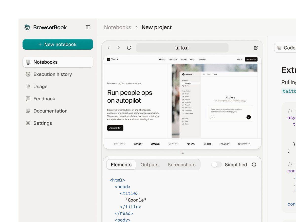 MorvaLabs's tweet photo. BrowserBook — element inspector https://t.co/BOLishfJWk