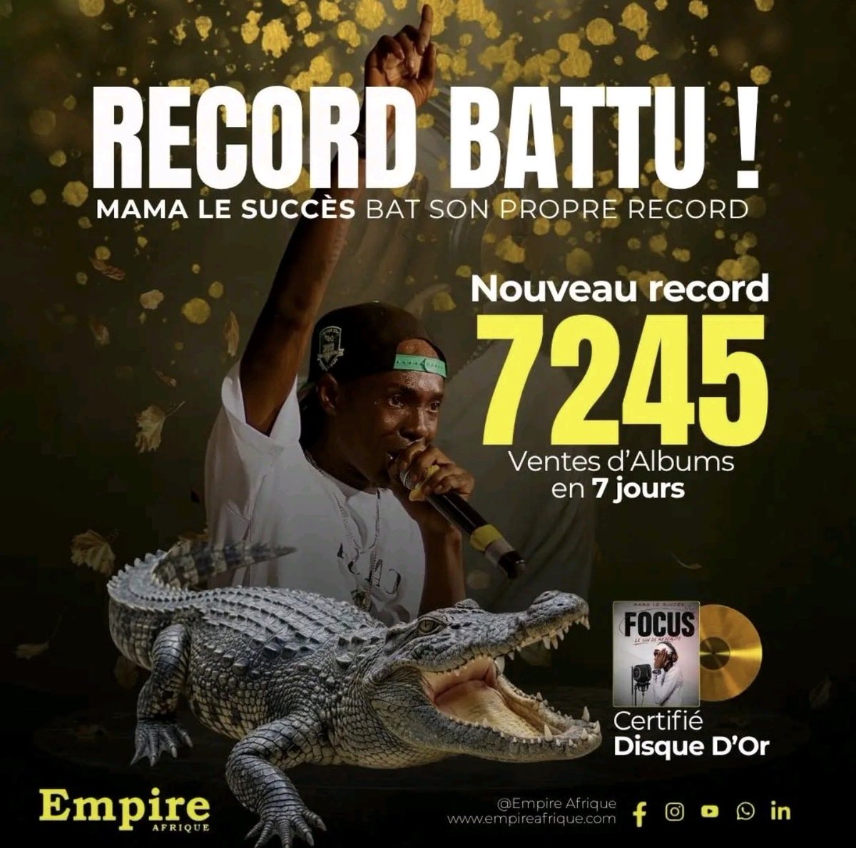 mama_succes's tweet photo. texte fort :

RECORD BATTU ! 🔥

7 245 ventes en 7 jours. Merci infiniment la famille ! ❤️
Maintenant, cap sur 10 000 ventes. On continue sans rien lâcher ! 💪🏾🚀 https://t.co/KetfpeKB87