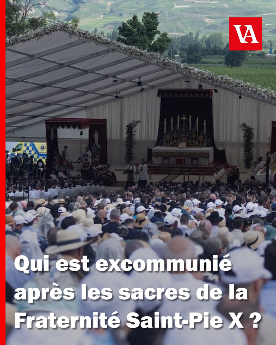 Valeurs's tweet photo. Six évêques de la Fraternité Saint-Pie X excommuniés https://t.co/nLay3zdUQt https://t.co/RzkjYt444C