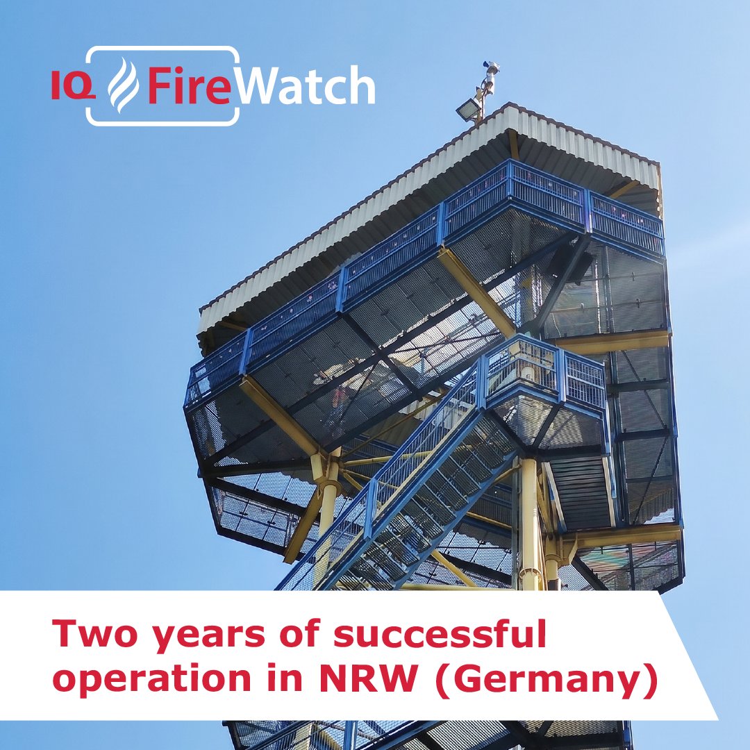 IQFireWatch's tweet photo. Two years of good results 🌲✅ The New Rhine Newspaper (NRZ) recently highlighted (https://t.co/DV23WOgD0g) that our installations are delivering strong results in North Rhine-Westphalia after two years of operation. https://t.co/UIETSwozZx