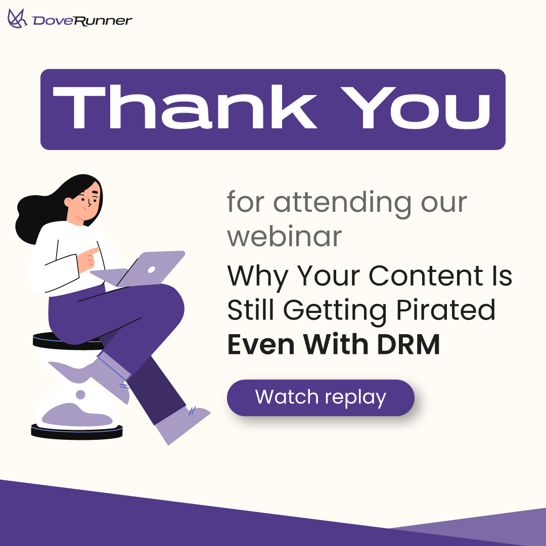 doverunner_inc's tweet photo. License key theft is becoming a bigger threat than most teams realize. ⚠️
In case you missed it, watch it here - https://t.co/oS6TK52kc0
Need a demo?
Book it here - https://t.co/5n4VOcLk16
#DoveRunner #AntiPiracy #DRM #OTTPlatform #LiveStreaming #ContentProtection #Webinar https://t.co/rl9H4ASGjh