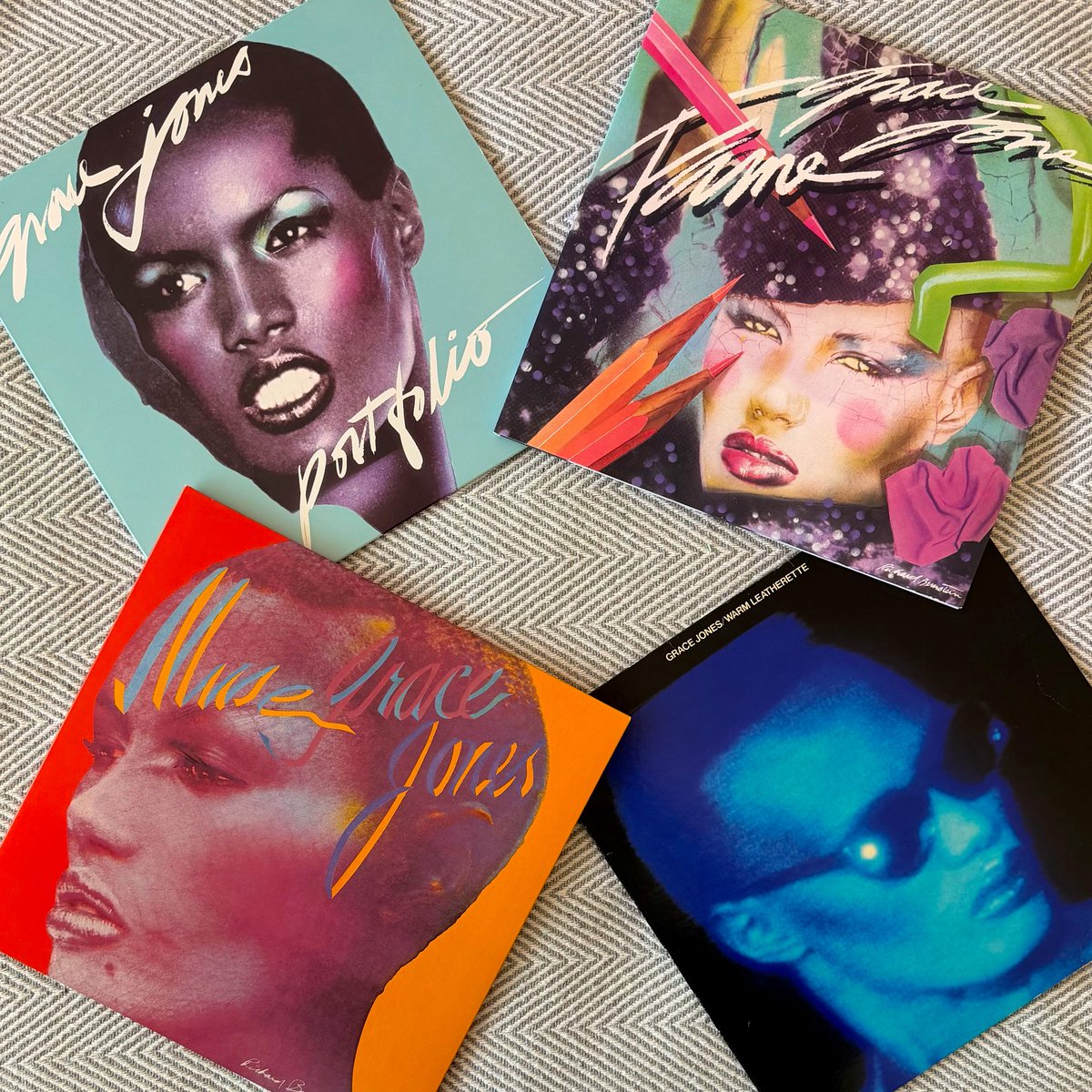 RACCOONFM1's tweet photo. Today’s vinyl choices have mostly revolved around Grace Jones.
#NowPlaying #Vinyl #July2026 #GraceJones https://t.co/kCM8V1fKa0